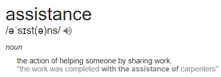 assistance definition